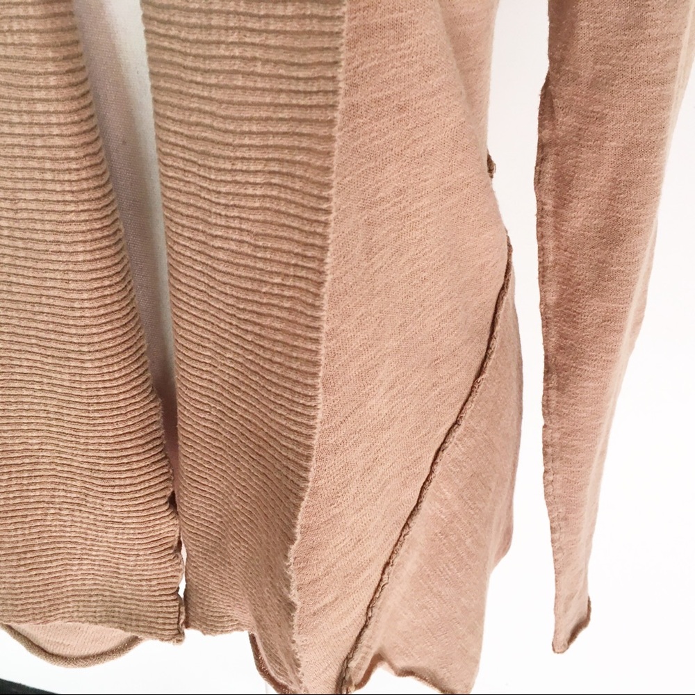 Grace Elements Tan Open Front Cardigan Size Large - image 5